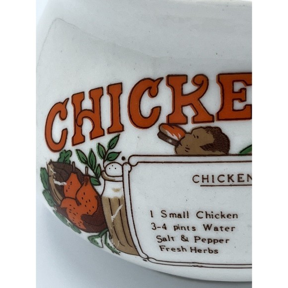 Vintage Chicken Soup Mug Dat'l Do It Recipe Ceramic Mug Cup With Recipe On Front - Picture 5 of 13